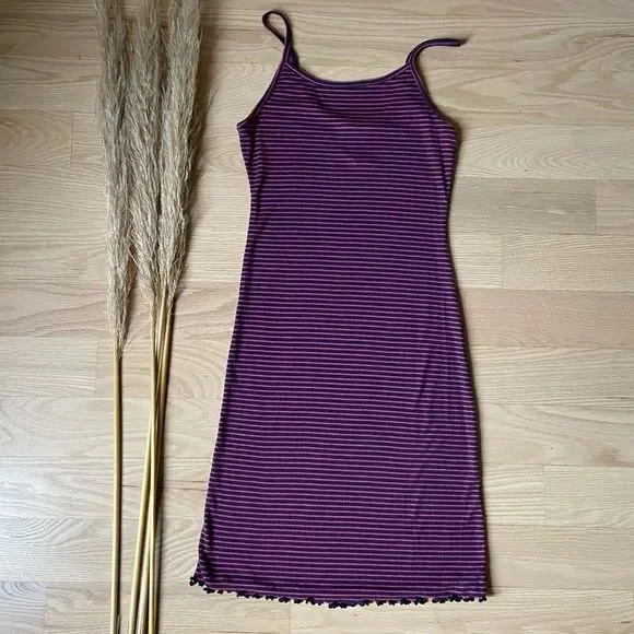 Caution To The Wind | Ribbed Mini Dress - Picture 2 of 8